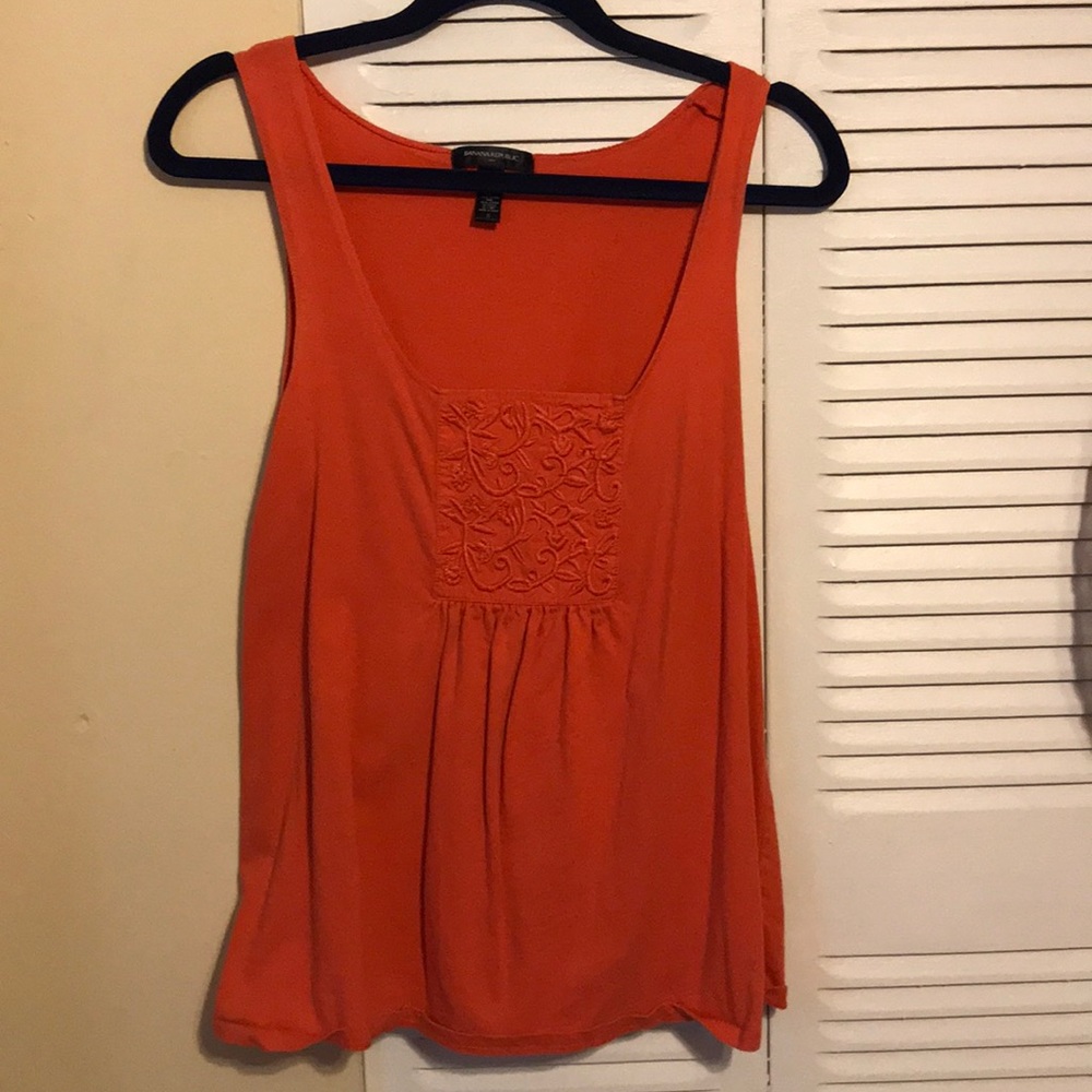 Banana republic orange top